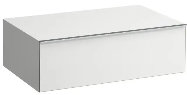 Тумба для ванной комнаты LAUFEN SPACE 4.1116.1.160.100.1 белый матовый-100/ручка-алюминий
