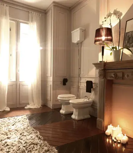 Унитаз Kerasan Retro 101101 + 108001 + 750290 + 750190 белый