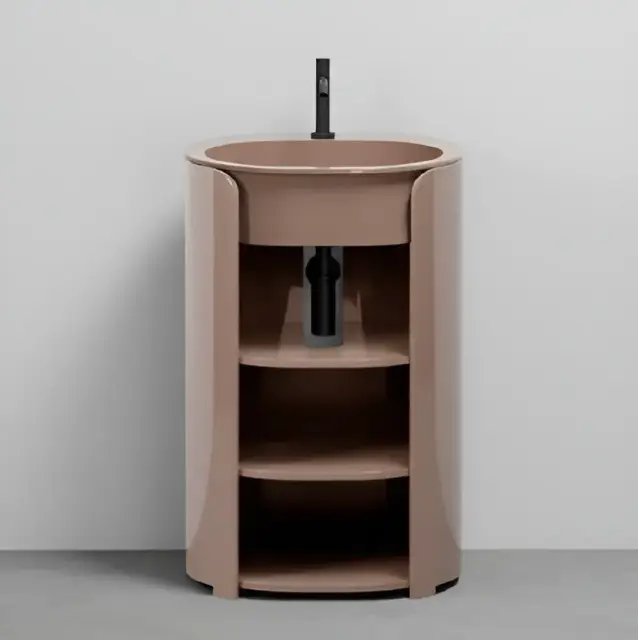 Раковина Cielo TIBERIO OVAL 56 CALAO56F.NI NINFEA