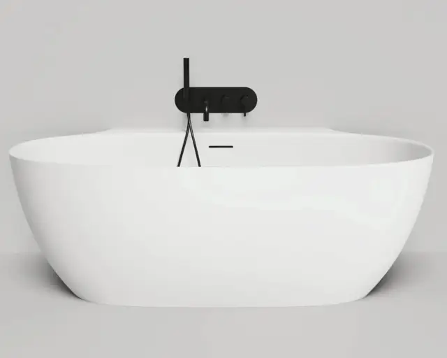 Ванна SALINI Alda 101925M S-Stone матовый белый/дон.клап. Up&Down белый