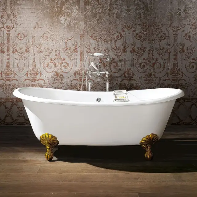 Ванна Devon&Devon ADMIRAL Eagle 2MRADMLRAL172OTDD ножки - полированная латунь