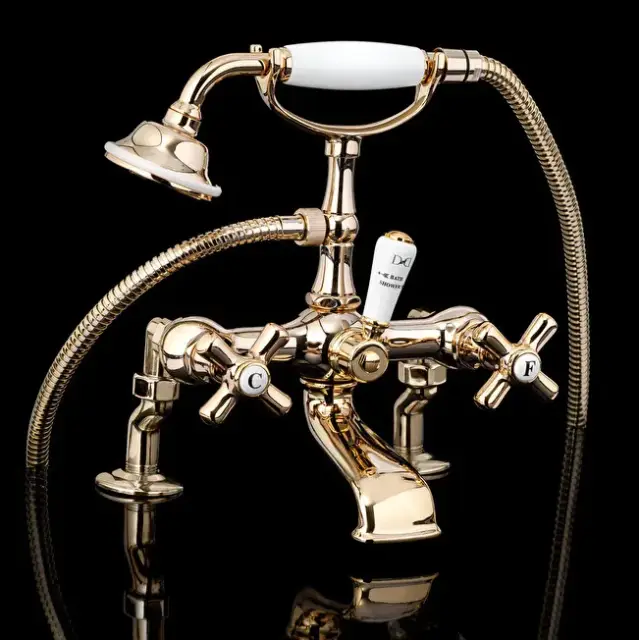 Смеситель для ванны Devon&Devon City UTCI133/BOT светлое золото