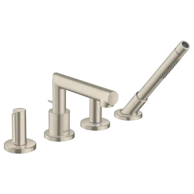 Смеситель для ванны AXOR Uno 45444820 цвет-шлифованный никель