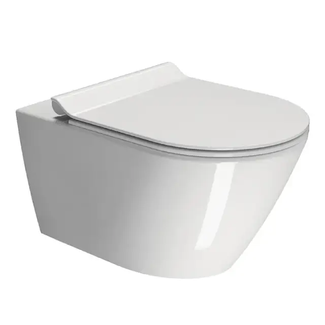 Унитаз GSI KUBE X 9413FR511 цвет-белый блестящий