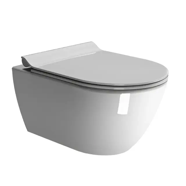 Унитаз GSI Pura 8815FR211+MS86CSN11 белый блестящий