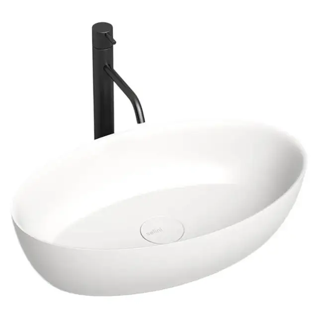 Раковина накладная матовая SALINI ALDA 01