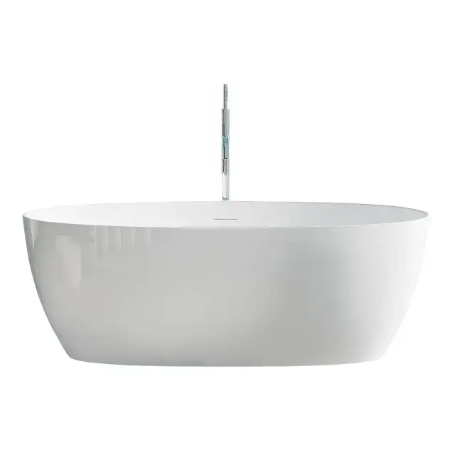 Отдельностоящая глянцевая ванна SALINI ALDA 170