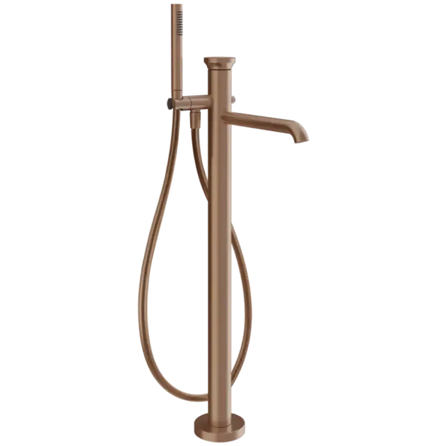 Смеситель для ванны Gessi ORIGINI 66028#708 браш.медь PVD