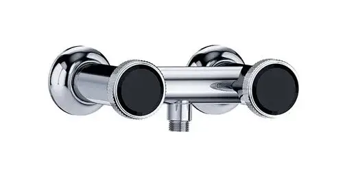 Смеситель для душа Jorger Valencia 638.20.200.000-12 хром/черный хрусталь