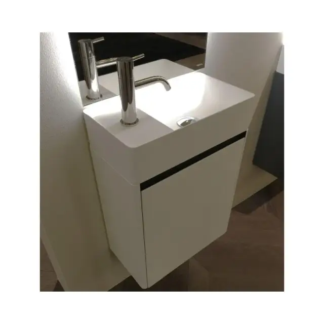 Комплект мебели с раковиной Antonio Lupi SIMPLO Smpamani SX (516)C +Simplomani (versione a) creta