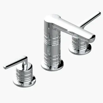 Смеситель для раковины THG SYSTEM METAL QUADRILLE A MANETTES G9F.D05.152M LACQUERED MATT BRONZE