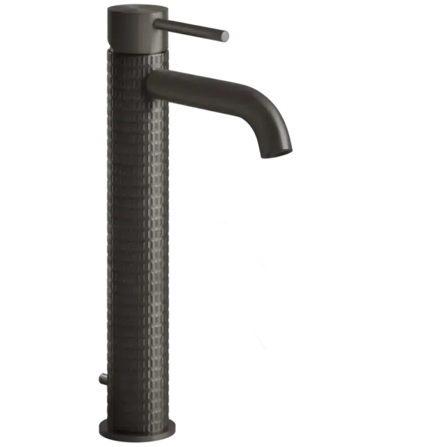 Смеситель для раковины Gessi MECCANICA 54204#707 цвет-Black Metal Brushed PVD