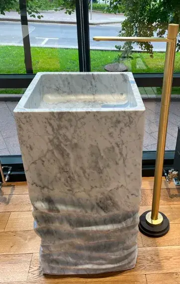 Смеситель для раковины Antonio Lupi Indigo ND902OS+RKOS латунь сатинированная