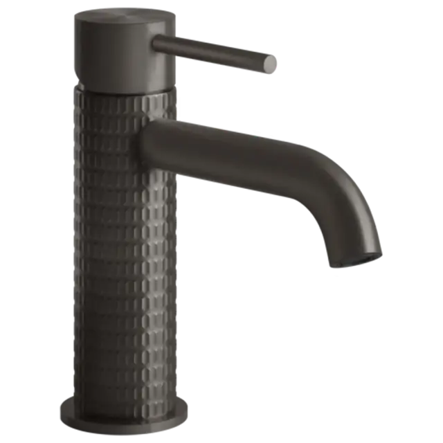 Смеситель для раковины Gessi MECCANICA 54202#707 цвет-Black Metal Brushed PVD