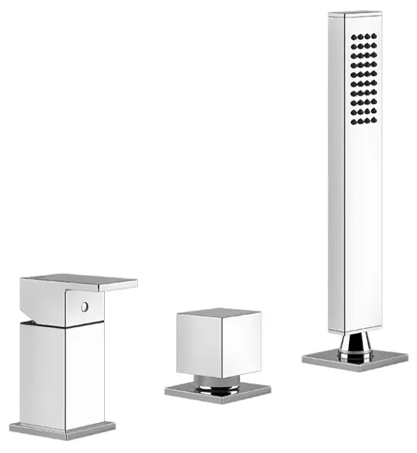 Смеситель для ванны Gessi Rettangolo 20043#031 хром