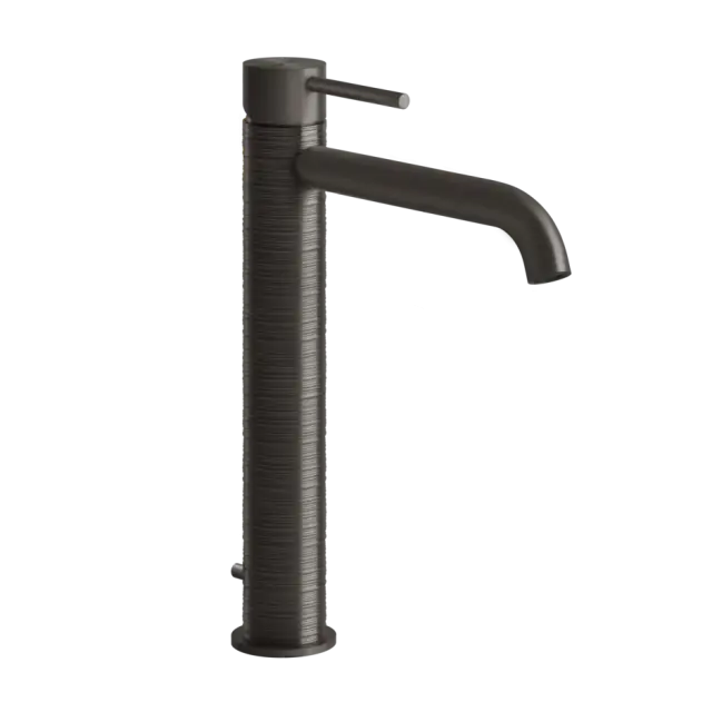Смеситель для раковины Gessi TRAME 54303#707 цвет-Black Metal Brushed PVD