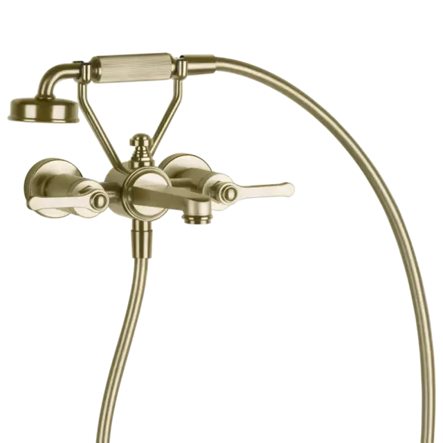 Смеситель для ванны Gessi VENTI20 65113#727 браш.латунь PVD