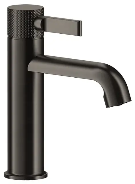 Смеситель для раковины Gessi INCISO 58001#707 цвет-Black Metal Brushed PVD