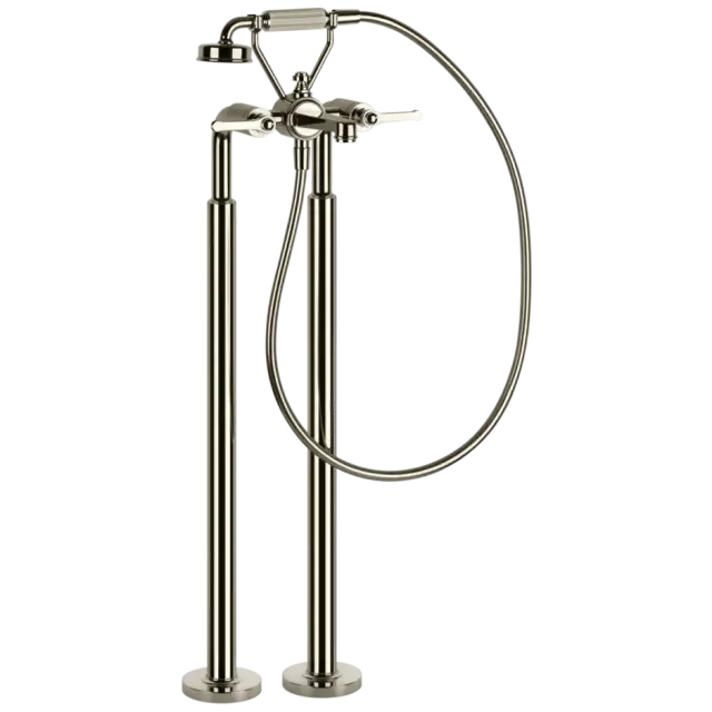 Смеситель для ванны Gessi VENTI20 65128#720 никель PVD