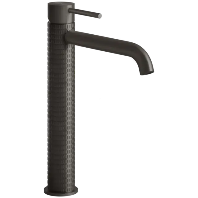 Смеситель для раковины Gessi MECCANICA 54206#707 цвет-Black Metal Brushed PVD