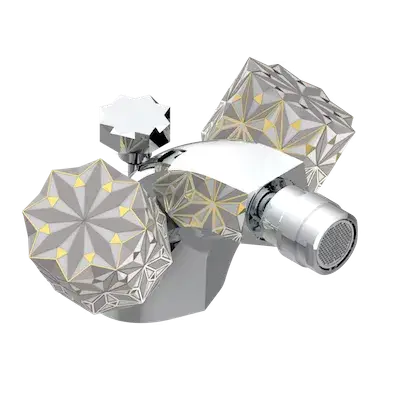 Смеситель для биде THG NIHAL IVORY PORCELAIN U2N.A02.3202 хром