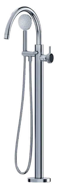 Смеситель для ванны Jorger Valencia 638.10.825.000-12 chrome/black crystal handles/ceramic interior upper part