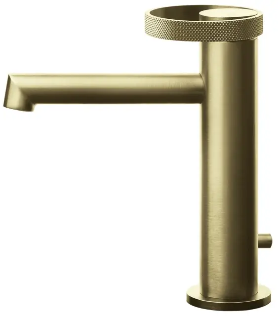 Смеситель для раковины Gessi ANELLO 63301#727 браш.латунь PVD