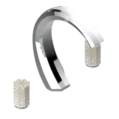 Смеситель для ванны THG NIHAL IVORY PORCELAIN U2N.A02.25SG хром