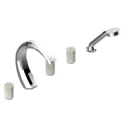 Смеситель для ванны THG NIHAL IVORY PORCELAIN U2N.A02.1132SG хром