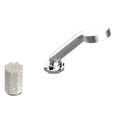 Смеситель для ванны THG NIHAL IVORY PORCELAIN U2N.A02.6532/60A хром