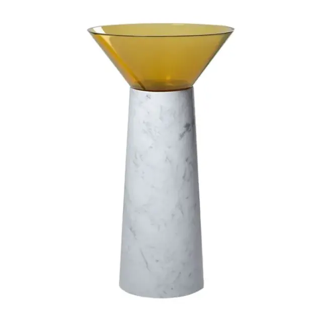 Раковина Antonio Lupi ALBUME ALBUME11+ALBUME21 пьедестал-MARMO BIANCO CARRARA