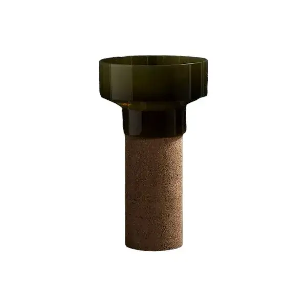 Раковина Antonio Lupi BORGHI BORGHI11+BORGHI30N раковина-CRISTALMOOD GRAN CRU, пьедестал-SUGHERO NATURALE