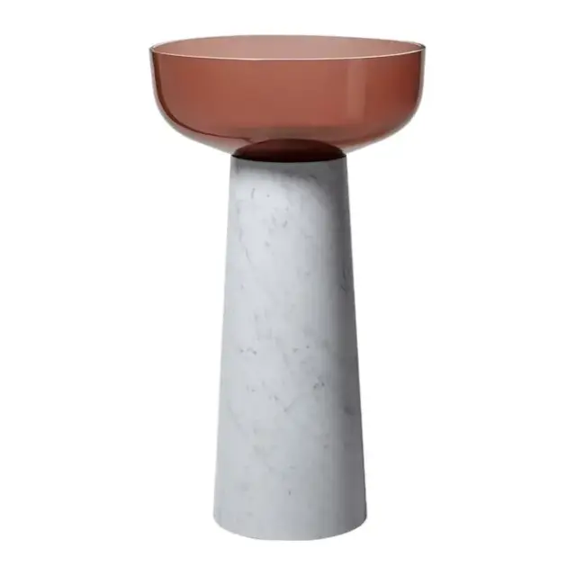 Раковина Antonio Lupi ALBUME ALBUME10+ALBUME21 пьедестал-MARMO BIANCO CARRARA