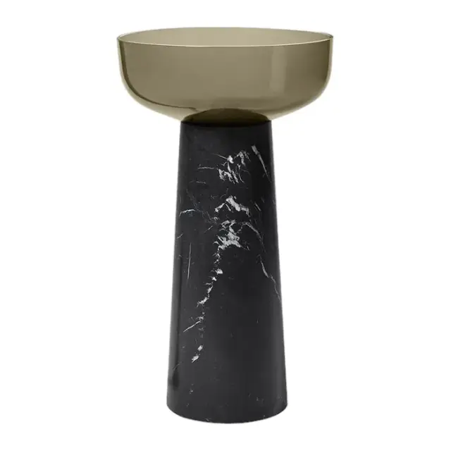 Раковина Antonio Lupi ALBUME ALBUME10+ALBUME21 пьедестал-MARMO NERO MARQUINIA