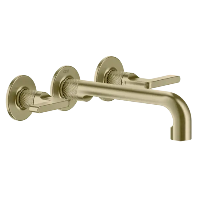 Смеситель для раковины Gessi INCISO 58090#727 цвет-браш.латунь PVD