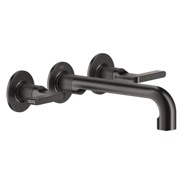 Смеситель для раковины Gessi INCISO 58090#707 Black Metal Brushed PVD