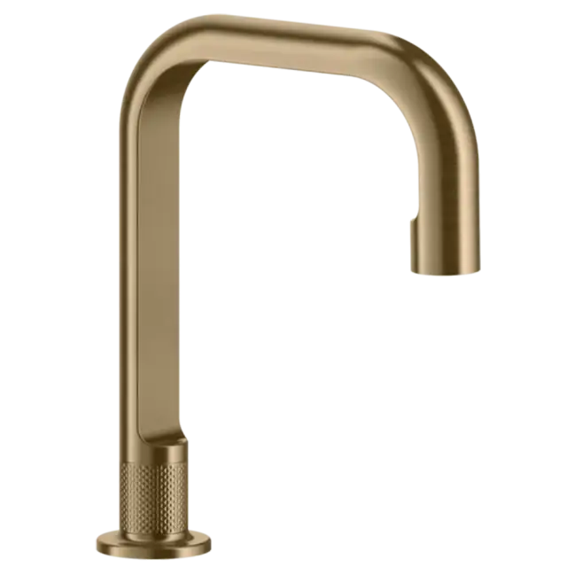 Смеситель для раковины Gessi INCISO 58023#726 Warm Bronze Brushed PVD