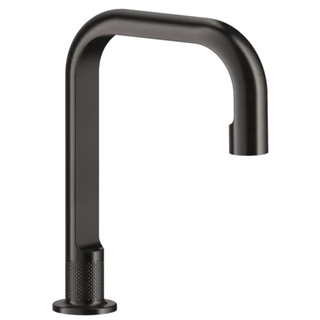 Смеситель для раковины Gessi INCISO 58023#707 Black Metal Brushed PVD
