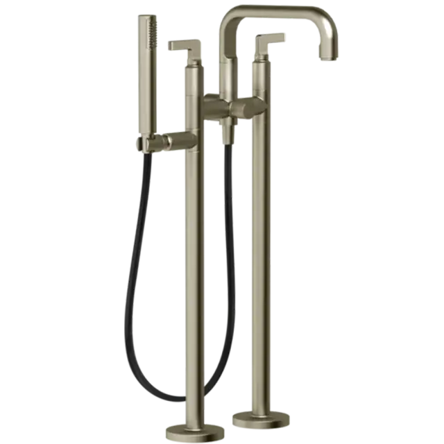 Смеситель для ванны Gessi INCISO 58029#149 FINOX BRUSHED NICKEL