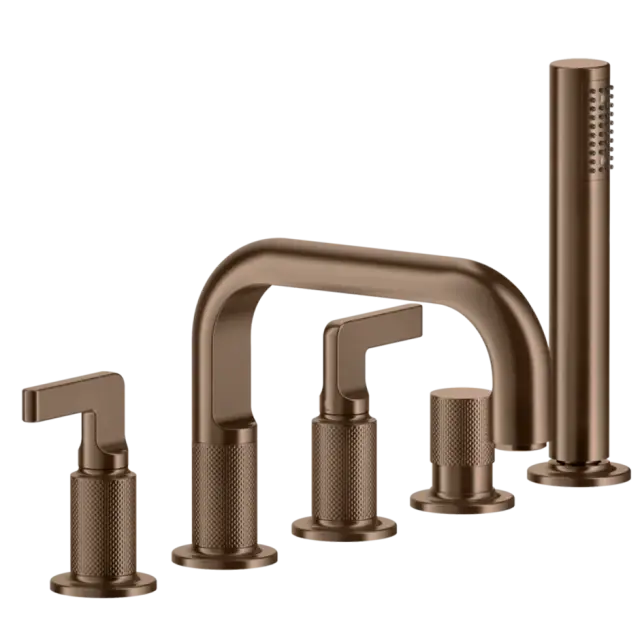 Смеситель для ванны Gessi INCISO 58040#708 браш.Медный PVD