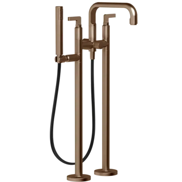 Смеситель для ванны Gessi INCISO 58029#708 браш.Медный PVD