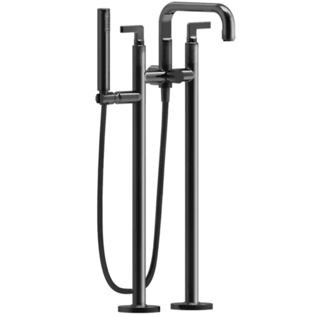 Смеситель для ванны Gessi INCISO 58029#706 Black Metal PVD