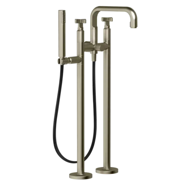 Смеситель для ванны Gessi INCISO 58129#149 FINOX BRUSHED NICKEL