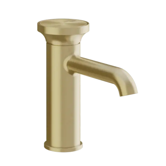 Смеситель для раковины Gessi ORIGINI 66002#727 цвет-браш.латунь PVD