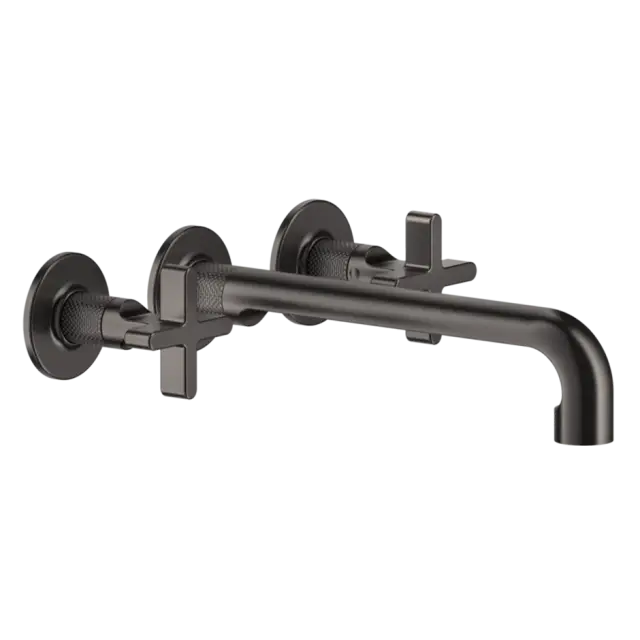 Смеситель для раковины Gessi INCISO 58192#707 Black Metal Brushed PVD