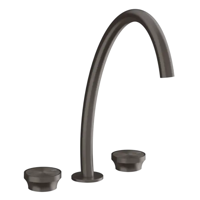 Смеситель для раковины Gessi ORIGINI 66016#707 Black Metal Brushed PVD