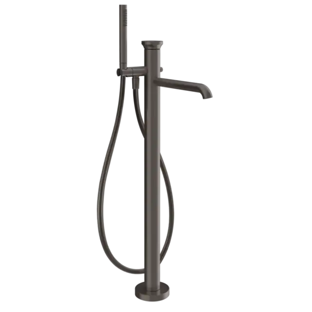Смеситель для ванны Gessi ORIGINI 66028#707 Black Metal Brushed PVD