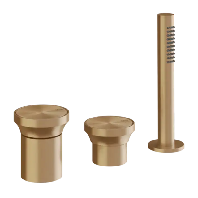 Смеситель для ванны Gessi ORIGINI 66043#726 Warm Bronze Brushed PVD