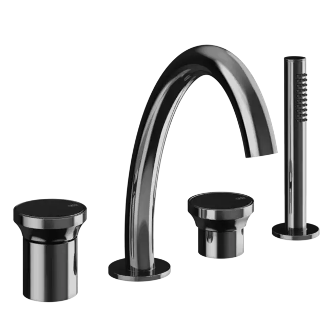 Смеситель для ванны Gessi ORIGINI 66037#706 Black Metal PVD
