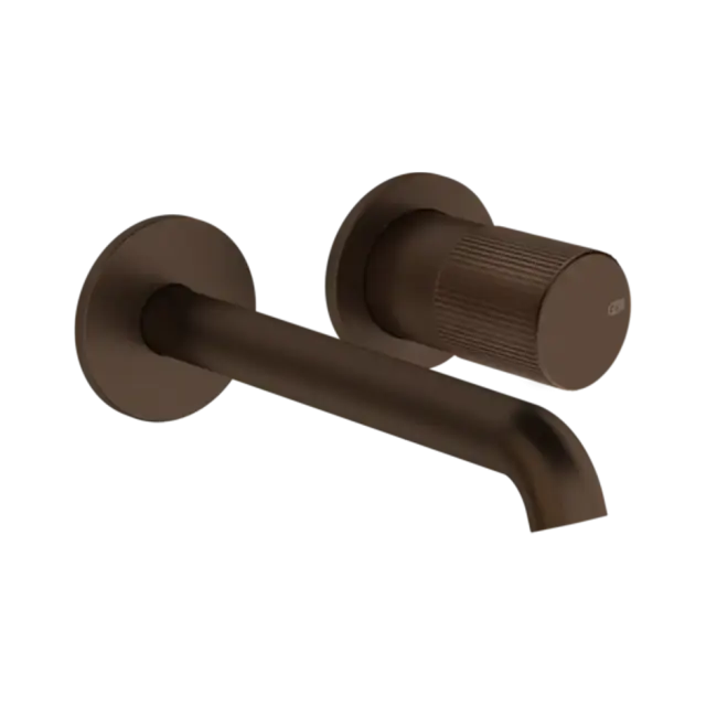 Смеситель для раковины Gessi HABITO RIGATO 70588#845 цвет-темная бронза